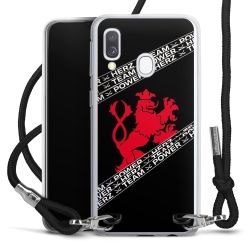 Carry Case Stoff schwarz/silber