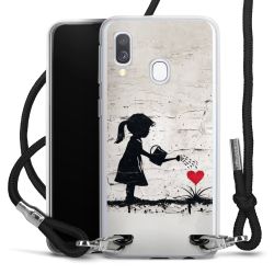 New Carry Case Transparent Stoff schwarz/silber