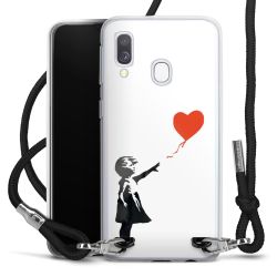 New Carry Case Transparent Stoff schwarz/silber