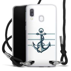 New Carry Case Transparent Stoff schwarz/silber