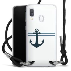 New Carry Case Transparent Stoff schwarz/silber