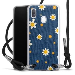 New Carry Case Transparent Stoff schwarz/silber