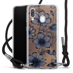 New Carry Case Transparent Stoff schwarz/silber