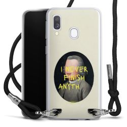 New Carry Case Transparent Stoff schwarz/silber