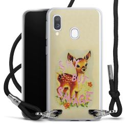 New Carry Case Transparent Stoff schwarz/silber