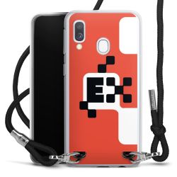 New Carry Case Transparent Stoff schwarz/silber