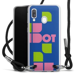 New Carry Case Transparent Stoff schwarz/silber