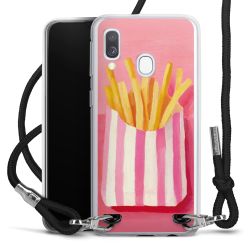 New Carry Case Transparent Stoff schwarz/silber