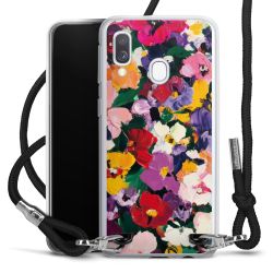 New Carry Case Transparent Stoff schwarz/silber