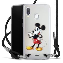 New Carry Case Transparent Stoff schwarz/silber