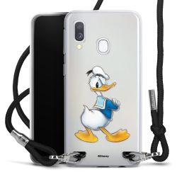 New Carry Case Transparent Stoff schwarz/silber