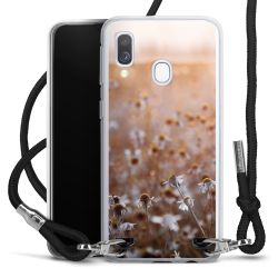 New Carry Case Transparent Stoff schwarz/silber