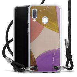 New Carry Case Transparent Stoff schwarz/silber