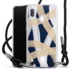 New Carry Case Transparent Stoff schwarz/silber