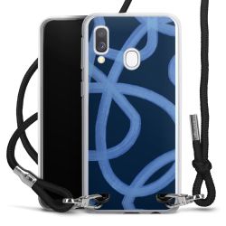 New Carry Case Transparent Stoff schwarz/silber