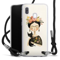 New Carry Case Transparent Stoff schwarz/silber