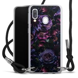 New Carry Case Transparent Stoff schwarz/silber