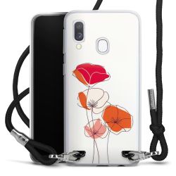 New Carry Case Transparent Stoff schwarz/silber