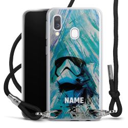 New Carry Case Transparent Stoff schwarz/silber