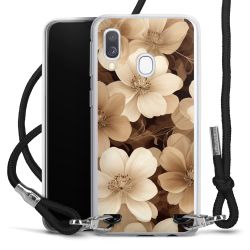 New Carry Case Transparent Stoff schwarz/silber