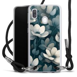 New Carry Case Transparent Stoff schwarz/silber