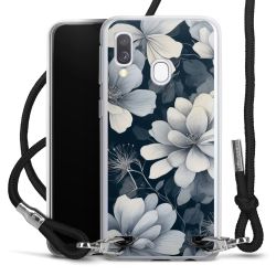 New Carry Case Transparent Stoff schwarz/silber