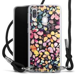 New Carry Case Transparent Stoff schwarz/silber