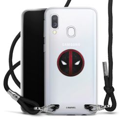 New Carry Case Transparent Stoff schwarz/silber