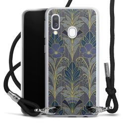 New Carry Case Transparent Stoff schwarz/silber