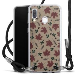 New Carry Case Transparent Stoff schwarz/silber