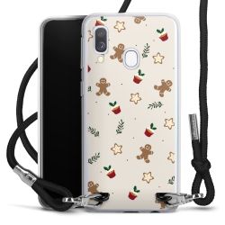 New Carry Case Transparent Stoff schwarz/silber