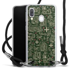 Carry Case Stoff schwarz/silber