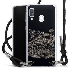 Carry Case Stoff schwarz/silber