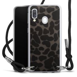 New Carry Case Transparent Stoff schwarz/silber