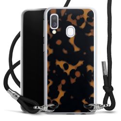 New Carry Case Transparent Stoff schwarz/silber