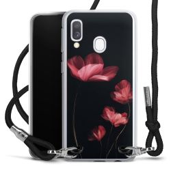 New Carry Case Transparent Stoff schwarz/silber