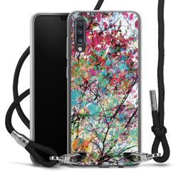 Carry Case Transparent Fabric black/silver