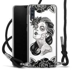 Carry Case Transparent Fabric black/silver