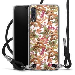 Carry Case Transparent Fabric black/silver