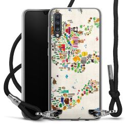 Carry Case Transparent Fabric black/silver