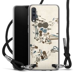 Carry Case Transparent Fabric black/silver