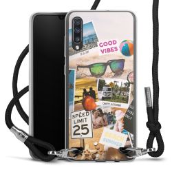 Carry Case Transparent Fabric black/silver