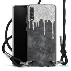 Carry Case Transparent Fabric black/silver