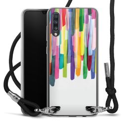 Carry Case Transparent Fabric black/silver