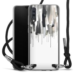 Carry Case Transparent Fabric black/silver