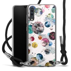 Carry Case Transparent Fabric black/silver