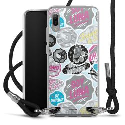 Carry Case Transparent Fabric black/silver