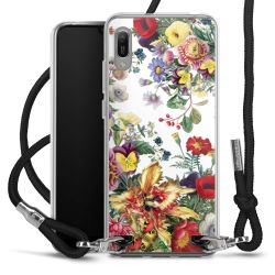 Carry Case Transparent Fabric black/silver