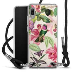 Carry Case Transparent Fabric black/silver