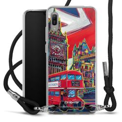 Carry Case Transparent Fabric black/silver